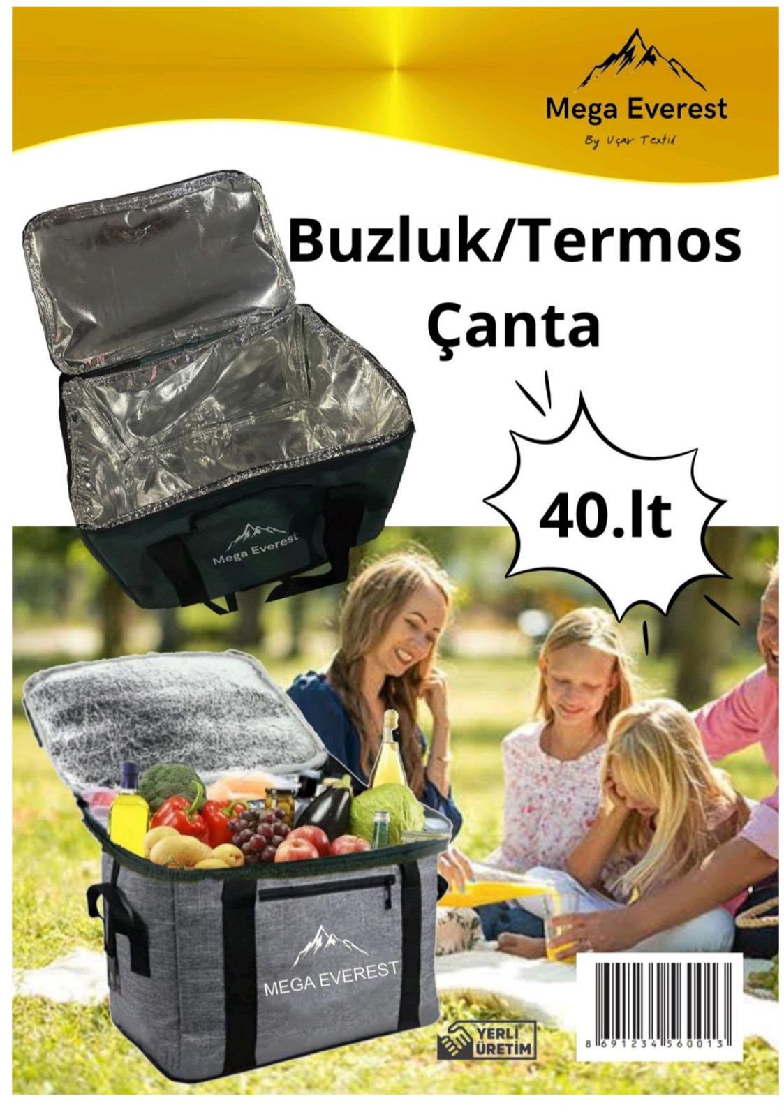 40L Mega Boy Buzluk & Termos Çanta